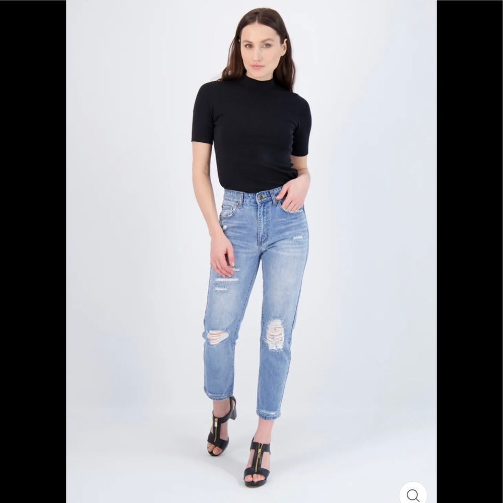 GOGO JEANS HIGH RISE MOM JEANS ANKLE LENGTH NWT SIZE 9